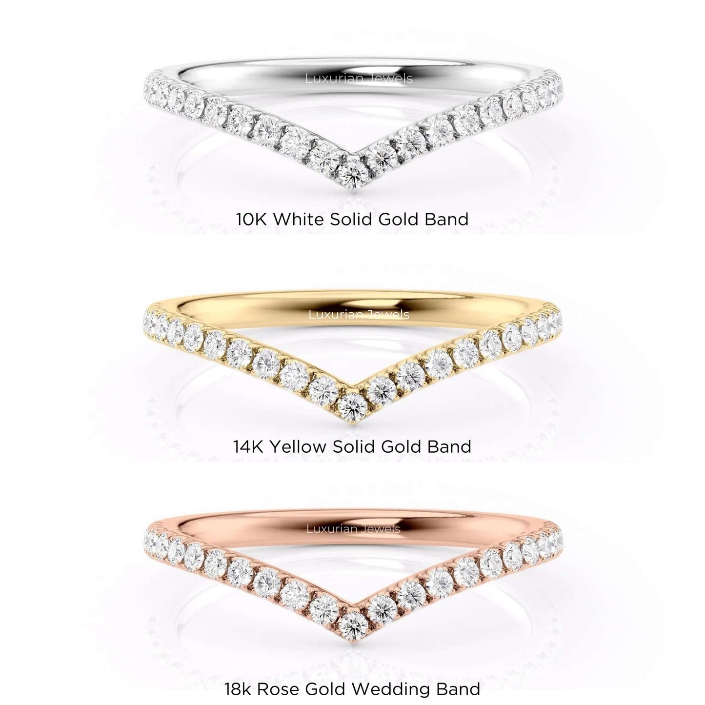 Vintage Chevron V Shape Band