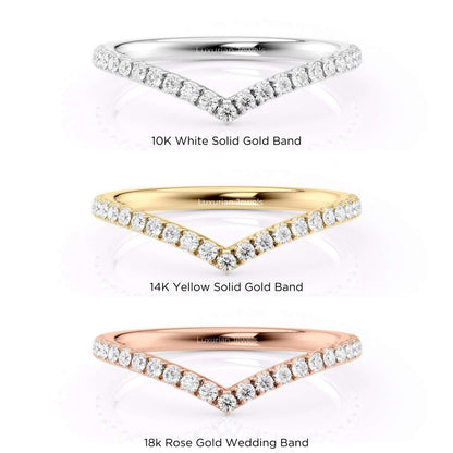 Vintage Chevron V Shape Band