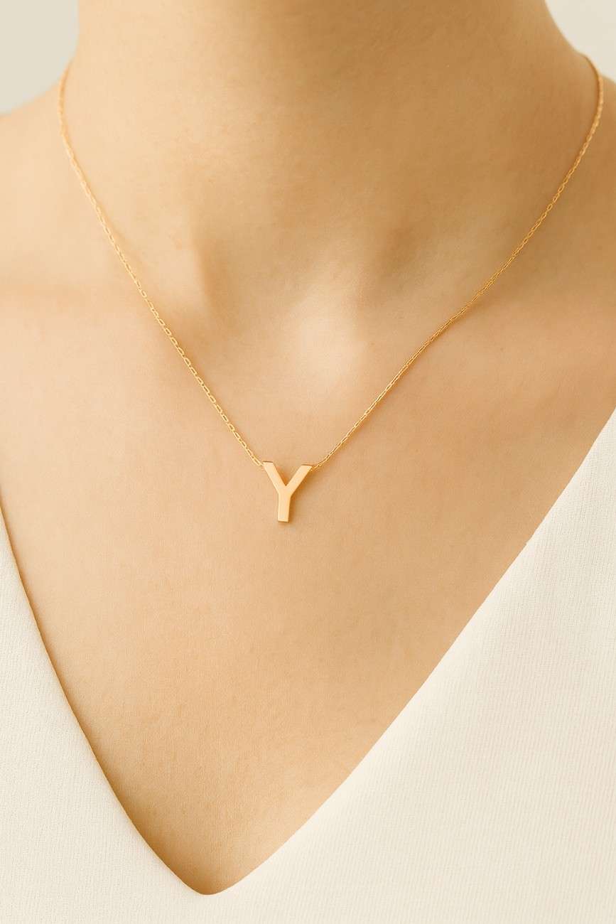 Vintage Irregular Oval Tulip Pendant Oval Flower Pendant Titanium 18K Gold Plated