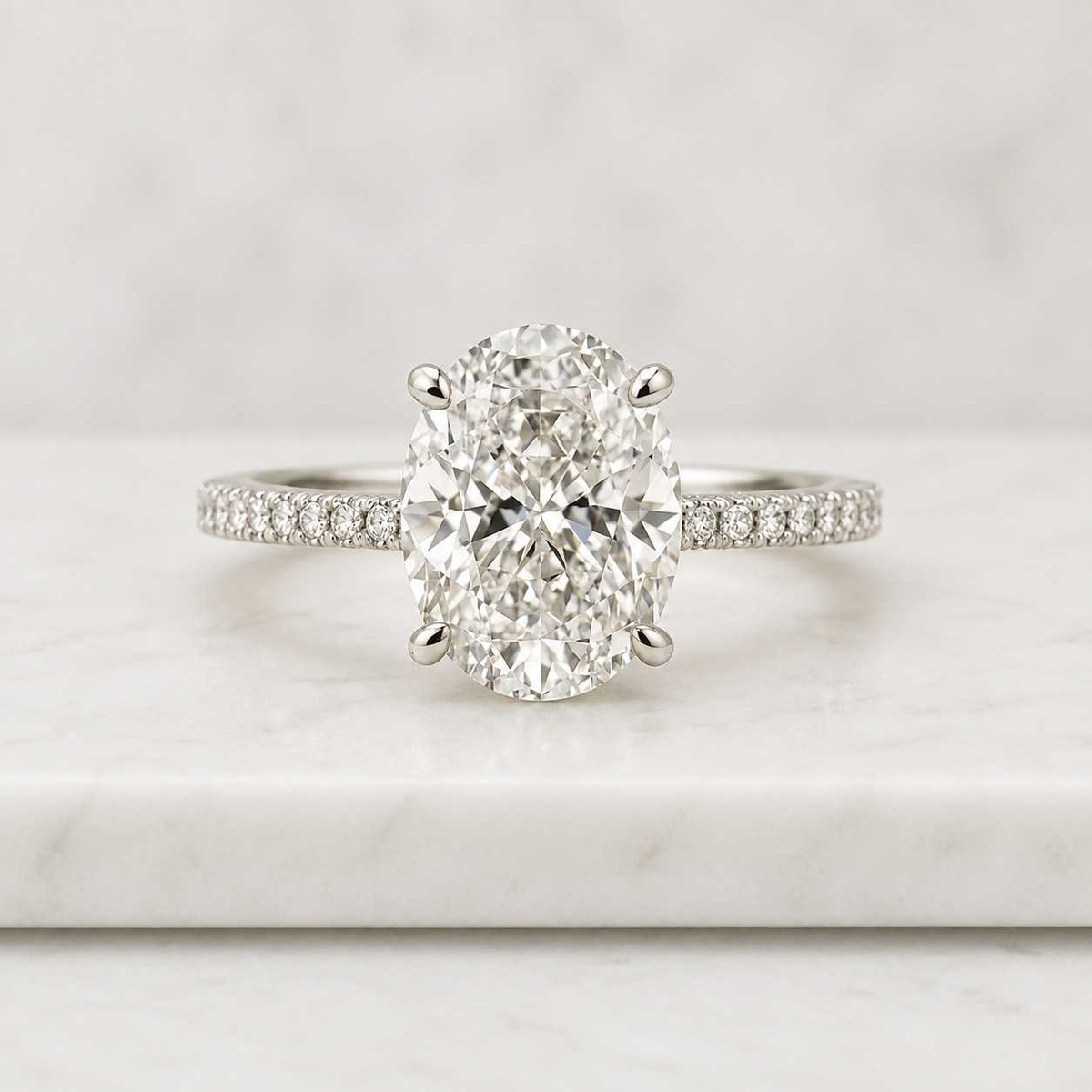 Vintage Marquise Diamond Band with pink sapphire hidden halo 