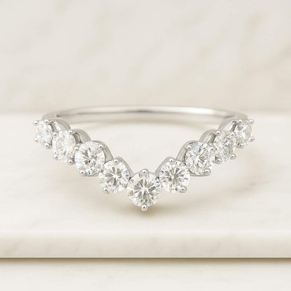 Marquise Diamond Engagement Ring Genuine Lab Grown Diamond Anniversary Ring Unique Proposal Ring for Her Six Claw Prong Setting Ring Gifts

