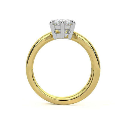 Vintage Marquise cut Moissanite Wedding Bridal set