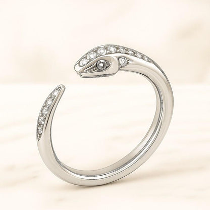 Vintage Snake Ring Adjustable Snake Ring Open Snake Ring  925 Sterling Silver Snake Ring  Gold Snake Ring  Spiral Ring  Snake Jewelry