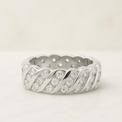 Vintage Style Wedding Band 14K Gold Anniversary Bridal Gift Ring