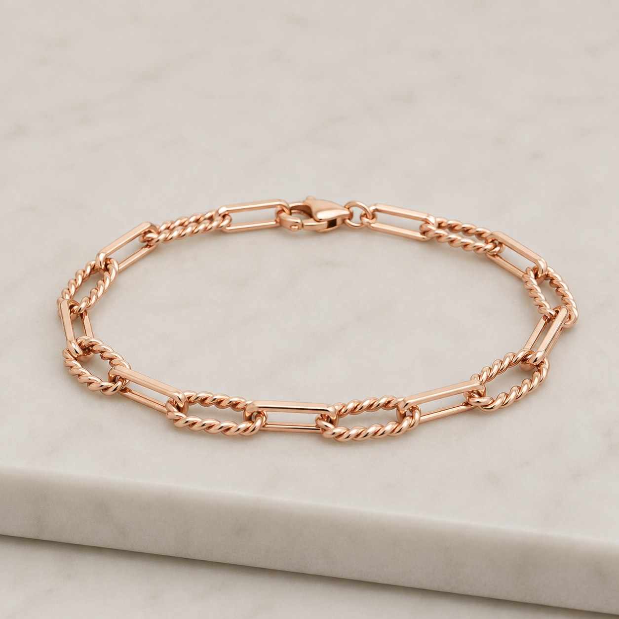vintage wide gold tone link bracelet