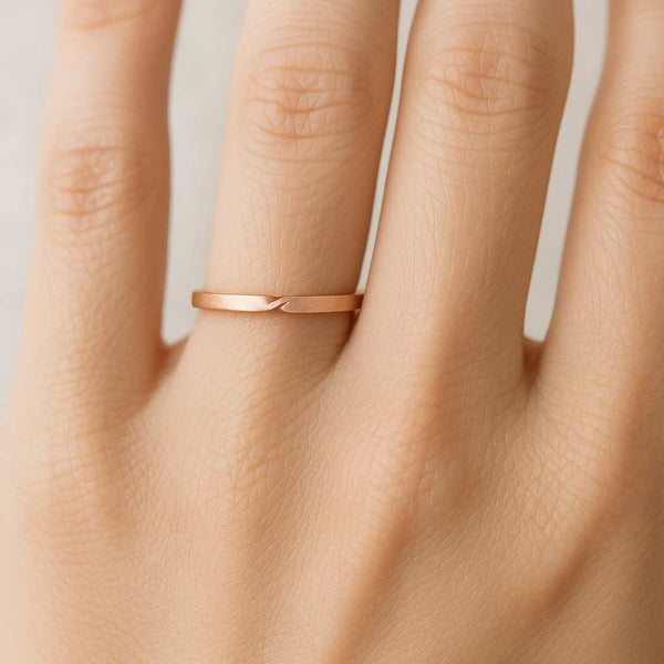 Vintage Wildflower Wedding Ring Birth Flower Ring Stacking Ring Anniversary Gift For Her
