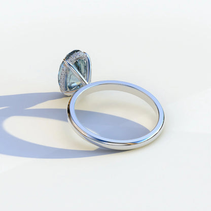Vivid Blue Diamond Ring