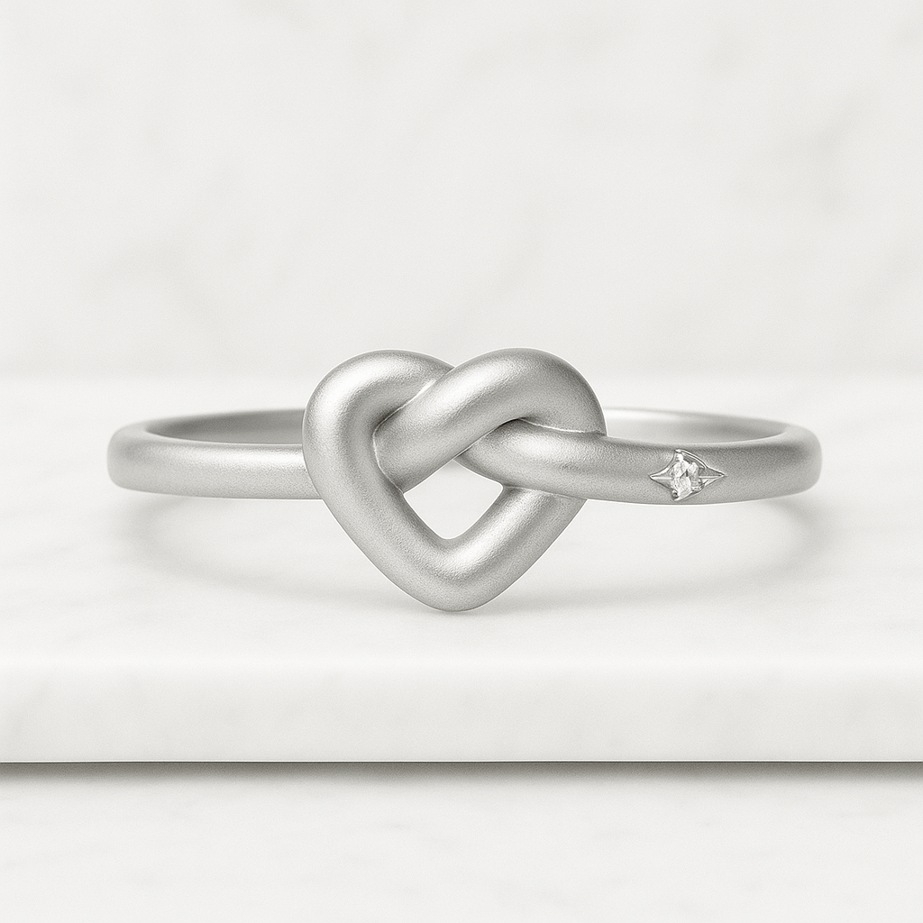 Wave Style Minimalist Diamond Ring Round Cut Moissanite Ring Minimal Line Pave Set Ring 18K Solid Gold Ring Gift For Women