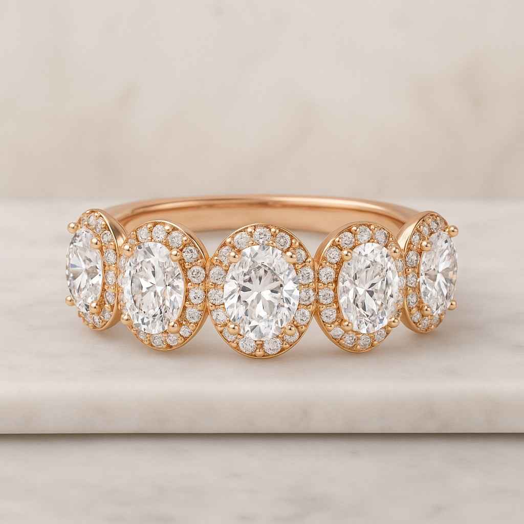 Wedding Band for Engagement Ring Full Eternity Ring Genuine Lab Grown Diamonds Milgrain Setting Anniversary Ring Gift