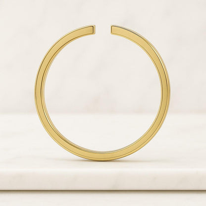 Wedding Band for Men and Women 3mm Plain Gold Band Ring