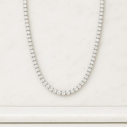 Wedding Necklace Bridal Necklace Gift for Her Layering Necklace CZ Tennis