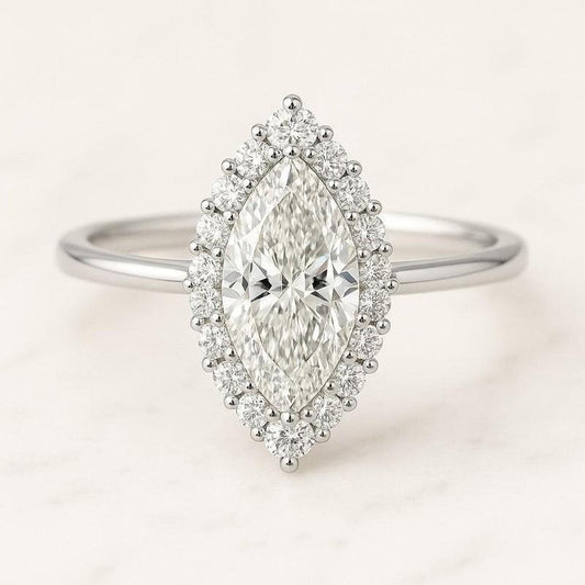 Wedding Ring Proposal Ring Set Pave Bridal Ring Gift For Her Classic Dainty Ring