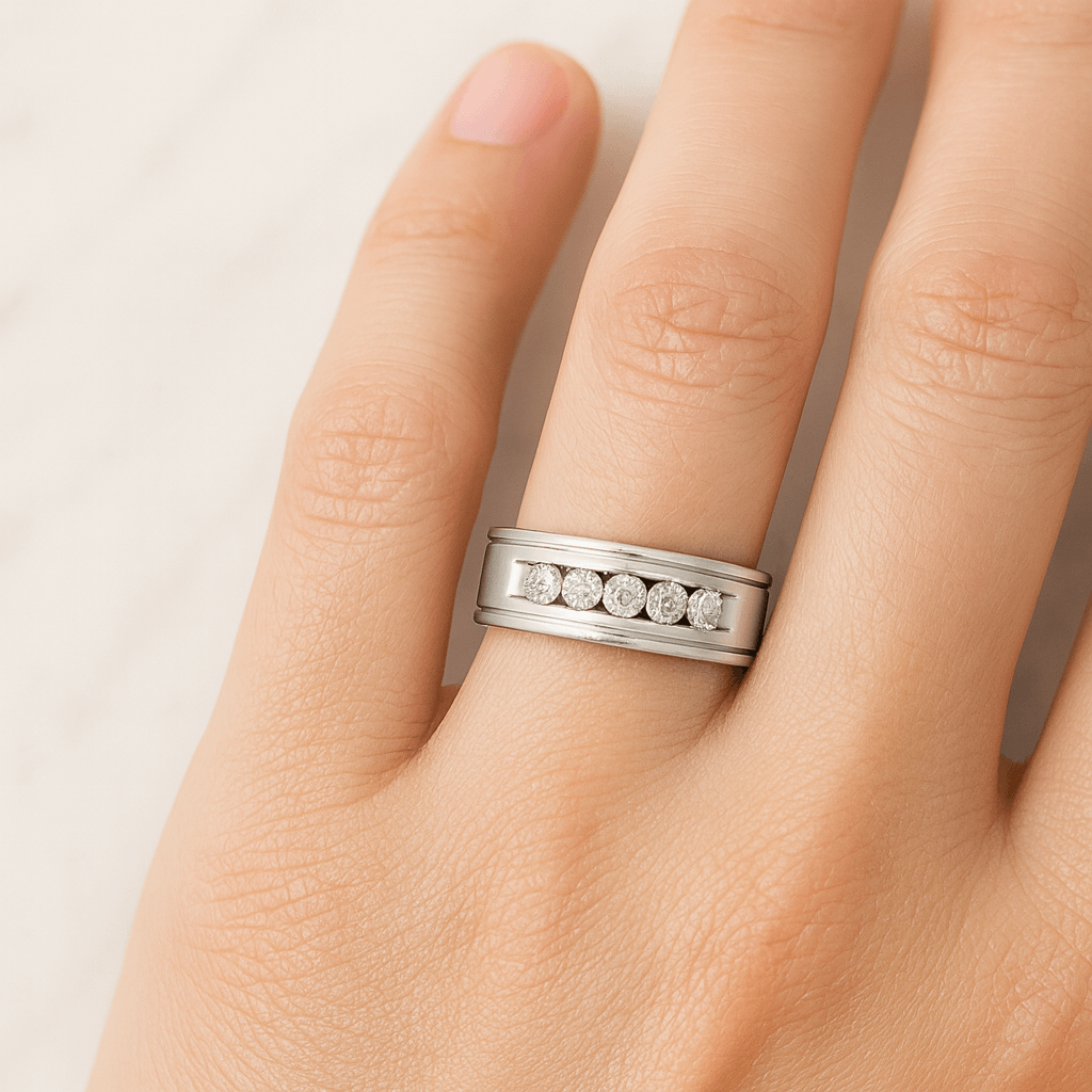 Wedding Ring for Her Brilliant Cut Diamond Proposal Ring unique Birthday Gift