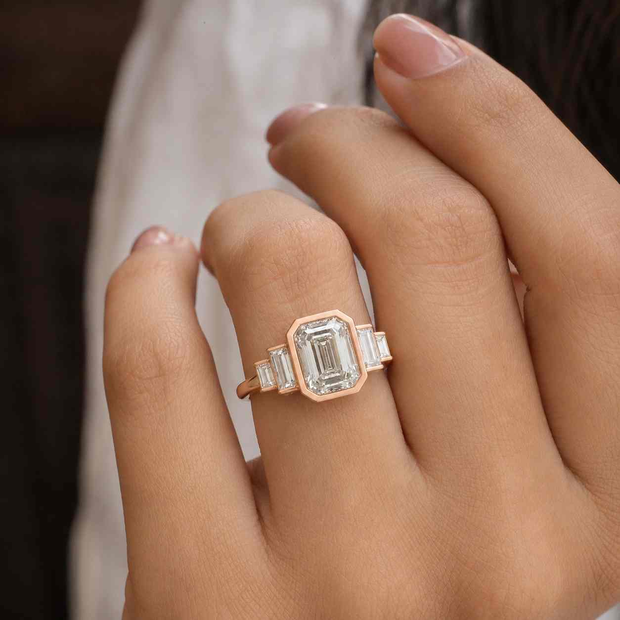 Wedding Ring for Her Minimalist Anniversary Ring Proposal Ring