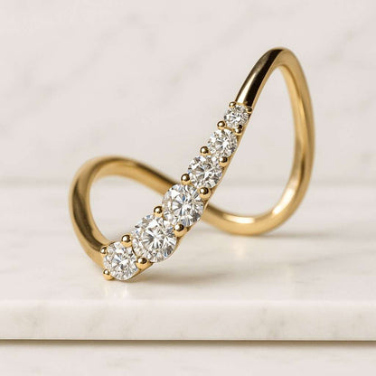 Wedding Ring for Her, Propose/Promise Ring, Gift Ring, Antique Round Cut Lab Diamond Engagement Ring, 1/2 to 3 CT Lab Grown Diamond Jewelry
