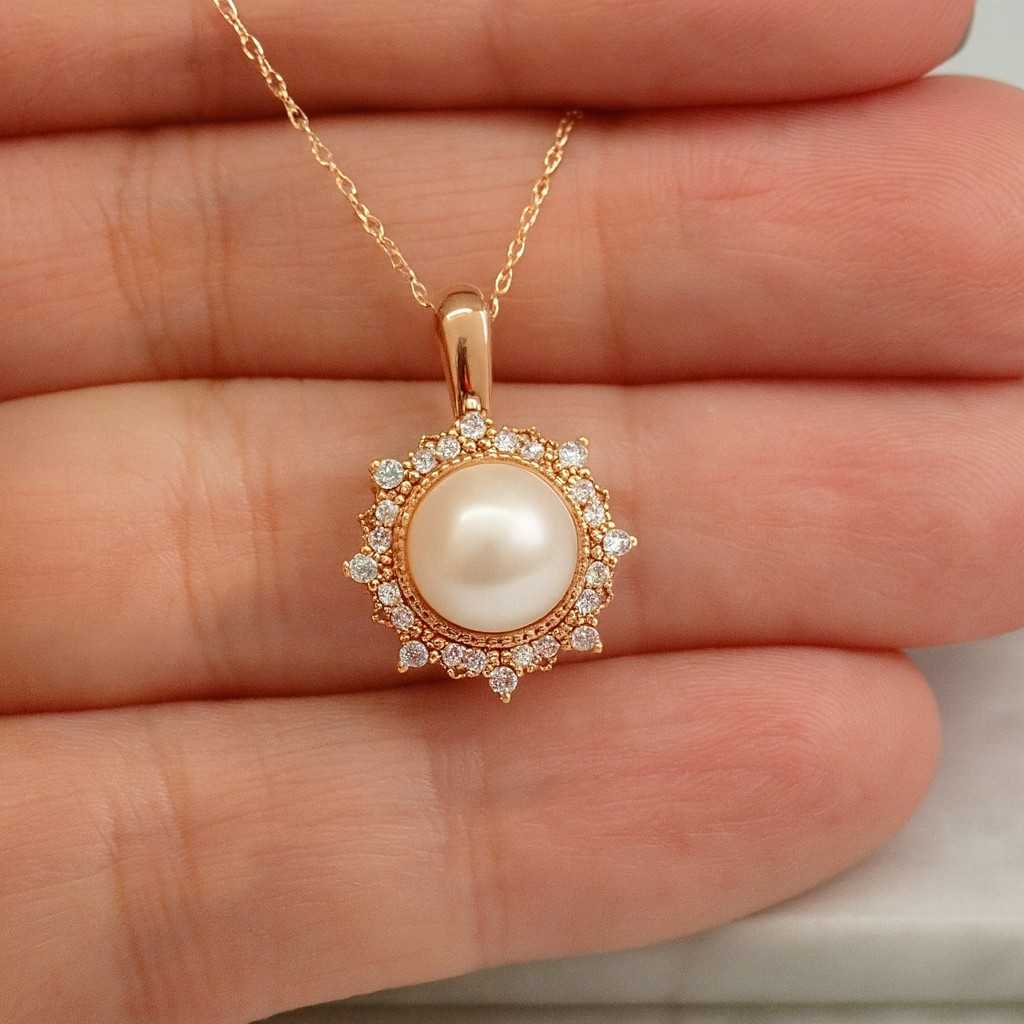 white akoya pearl pendant – japanese akoya pearl necklace 16 or 18 inch sterling silver chain aaaa graded pearls  wedding jewelry gift