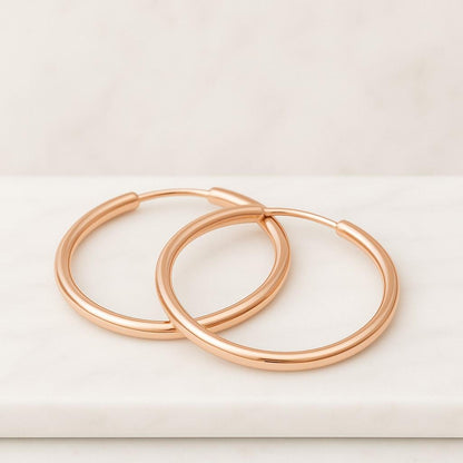 White Diamond Hoop Earrings Gold Diamond Earrings