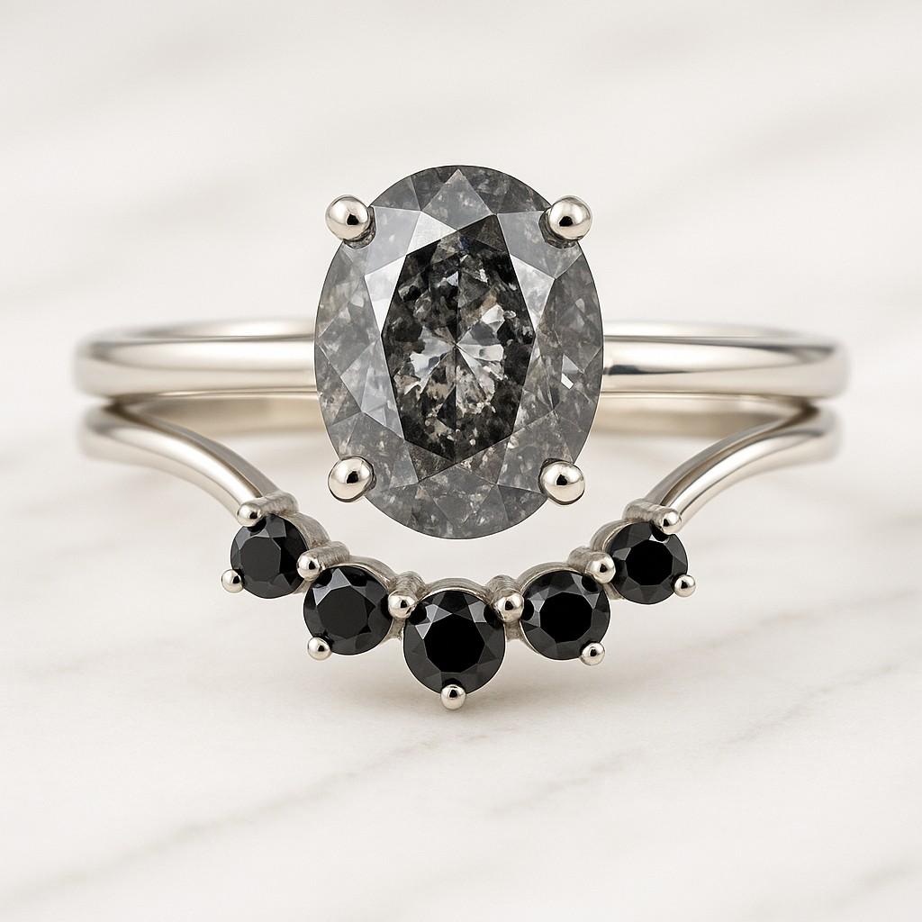 Women Anniversary Chevron Ring Lab Grown Diamond Dainty Promise Ring