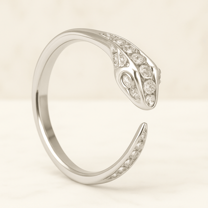 Real Lab Diamond Open Wedding Band Unique Gap Ring for Engagement Ring