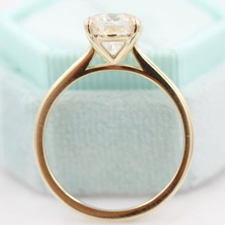 Women Proposal Dainty Minimalist Classic Ring