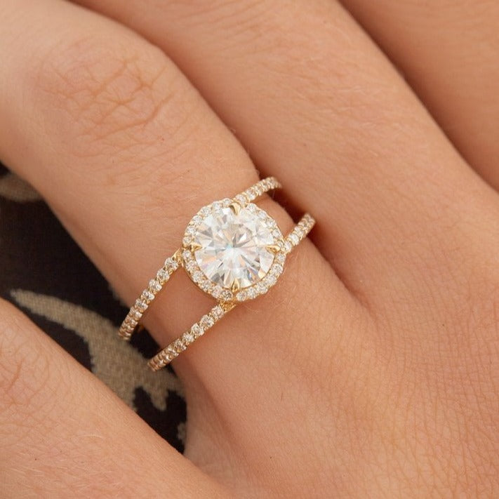 Women Vintage Style Wedding Bridal Ring