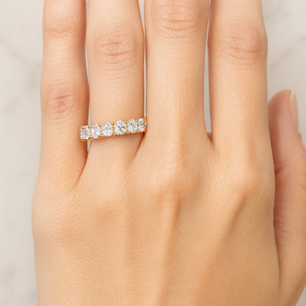 Women Wedding Band Matching Band For Engagement Ring Anniversary Gift