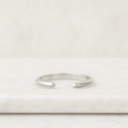 Womens Cuff Stacking Ring Pave Minimalist Open Anniversary Ring Gift