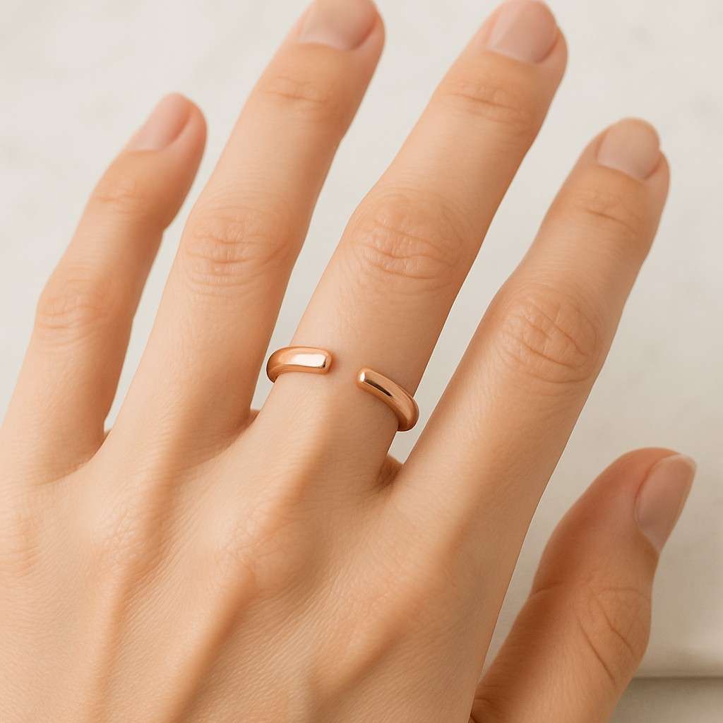 Womens Cuff Stacking Ring Pave Minimalist Open Anniversary Ring Gift Real Lab Diamond Open Wedding Band Unique Gap Ring for Engagement Ring