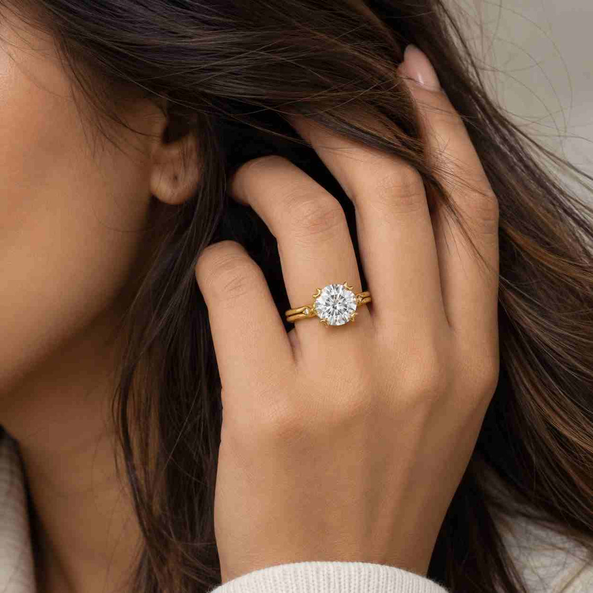  wrap engagement ring, pear marquise asscher diamond ring, open spiral ring, igi certified diamond ring