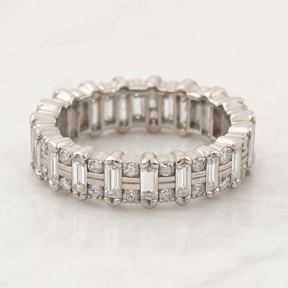 X Shape Cross Band Micro Pave Cocktail Band Overlap Bridal Band For Women