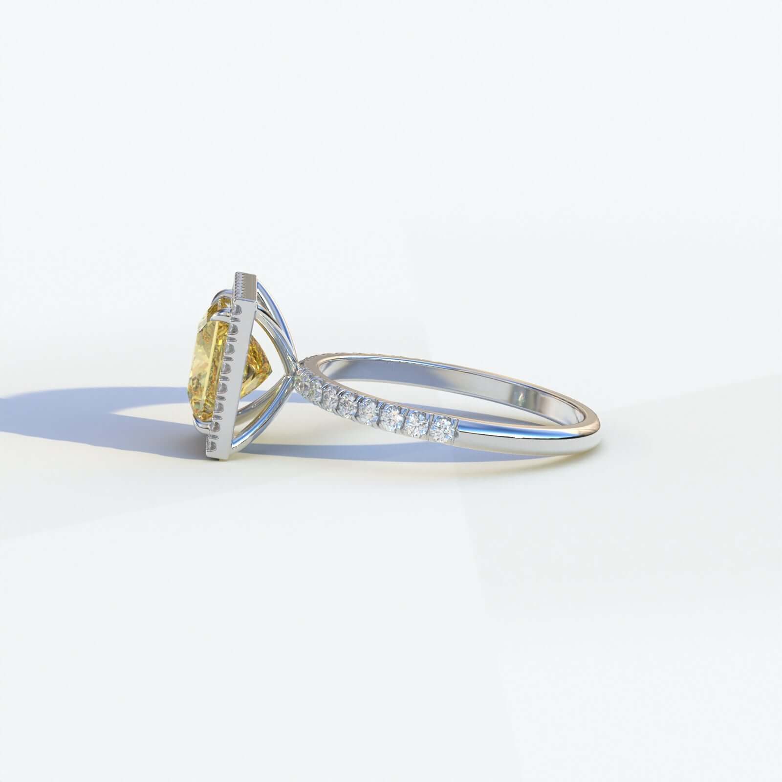 Yellow Canary Diamond Engagement Ring