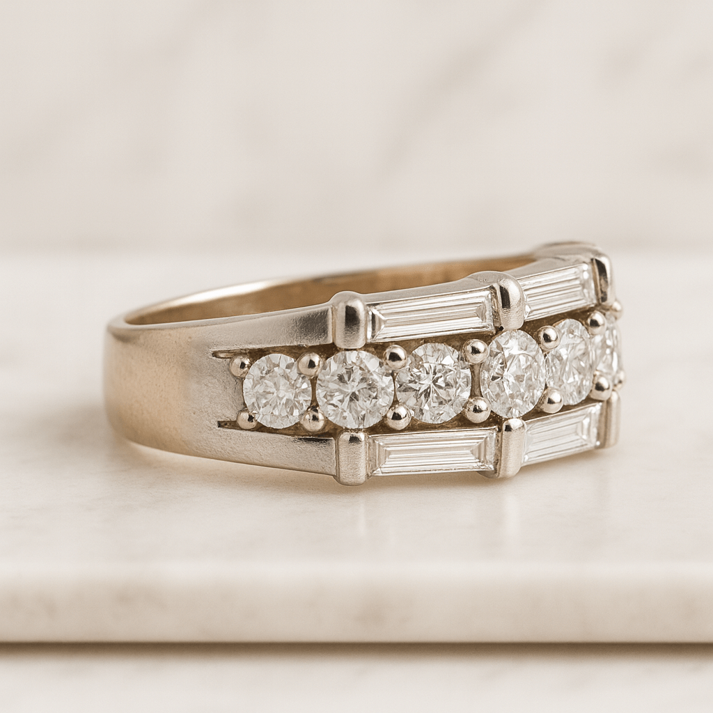 Yellow Color Moval Cut Lab Grown Diamond Ring