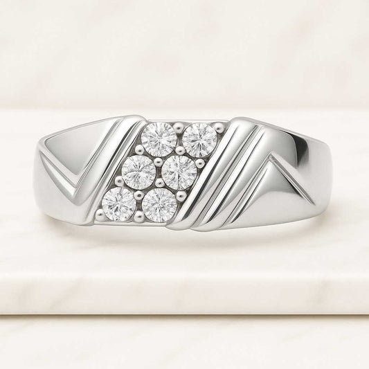 10k Yellow East-West Oval Curved lab Grown Diamond Engagement Ring