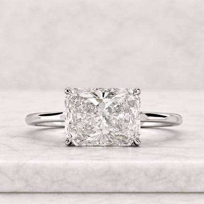 Yellow Gold Bar Set Engagement