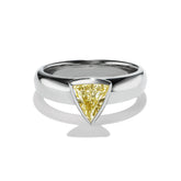 Yellow_Trilion_Cut_HPHT_Diamond_Ring