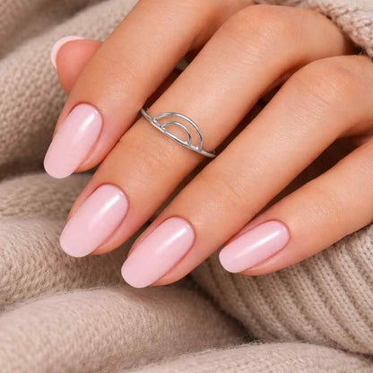 arc ring rainbow ring open ring geometric ring minimalist ring silver ring wire ring contour ring curved ring double arc ring stack ring thin ring modern ring simple ring dainty ring band ring women ring fashion ring