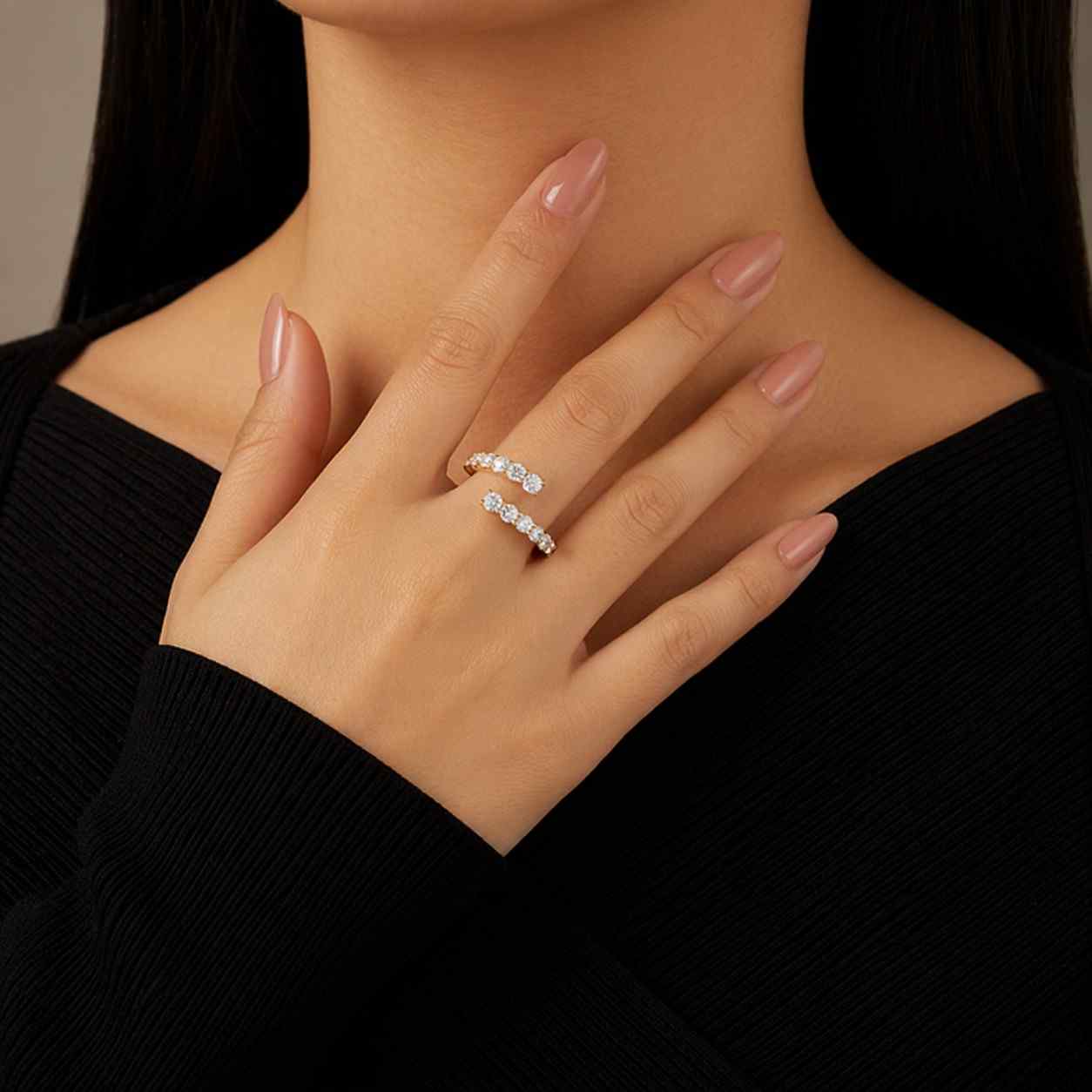 bridal ring promise ring cocktail ring finger ring band ring unique ring designer ring trendy ring chic ring handmade ring