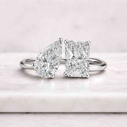 bridal style contemporary ring artistic ring minimal ring sleek ring refined ring upscale ring everyday ring signature ring center stone ring