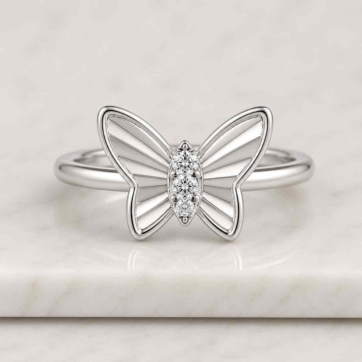 butterfly engagement ring butterfly promise ring butterfly fashion ring butterfly stack ring butterfly wedding ring butterfly accent ring butterfly center ring marquise center ring butterfly outline ring