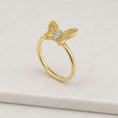 butterfly ring gold butterfly ring butterfly jewelry nature ring insect ring butterfly band open butterfly ring butterfly design ring butterfly lover gift women butterfly ring elegant butterfly ring