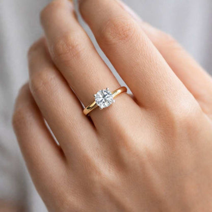 center stone ring proposal ring romantic ring ring for women gold jewelry luxury jewelry fine ring classic jewelry solitaire jewelry engagement jewelry bridal accessory wedding jewelry