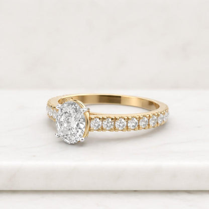 center stone ring sparkle ring classic ring elegant ring handmade ring custom ring bridal jewelry wedding ring stackable ring ring for her oval cut ring