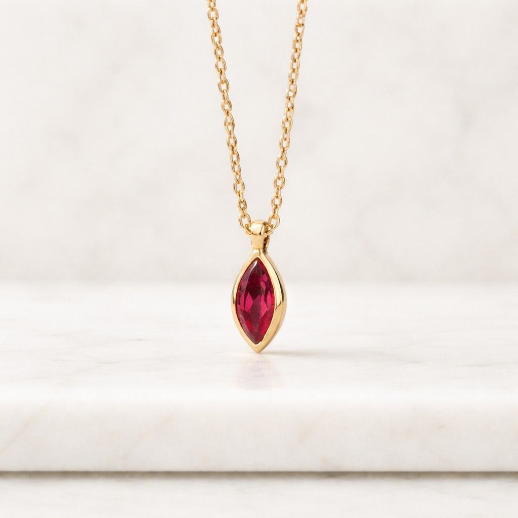 chain necklace solitaire pendant bezel pendant floating pendant handmade necklace modern necklace simple necklace gift necklace