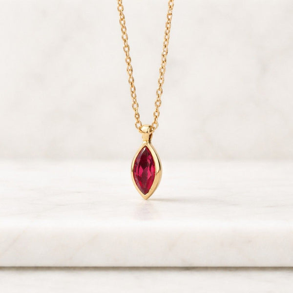 chain necklace solitaire pendant bezel pendant floating pendant handmade necklace modern necklace simple necklace gift necklace