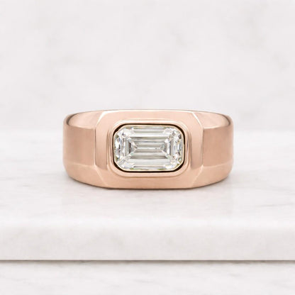 chunky jewelry ring thick ring smooth ring satin finish ring mirror polish ring modern jewelry ring bold jewelry ring ring for him ring for her everyday ring simple ring clean style ring sleek jewelry fine ring
