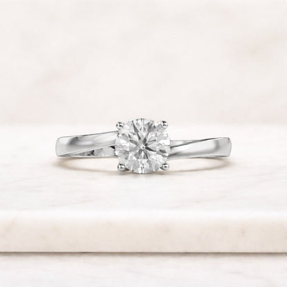 classic engagement ring luxury engagement ring bridal accessory ring wedding proposal ring fine craftsmanship ring handcrafted ring shiny ring polished finish ring
