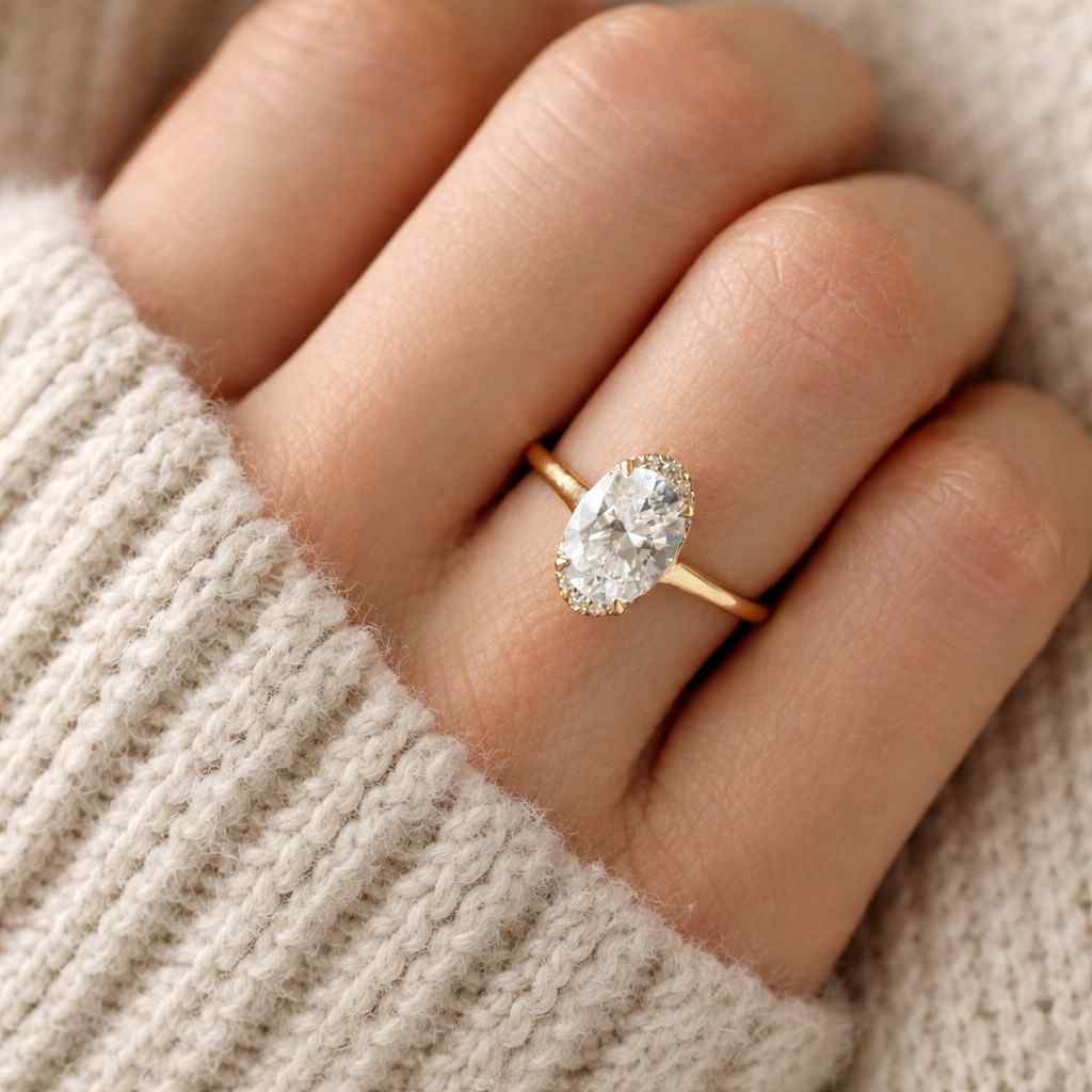 clear gemstone ring crystal engagement ring handmade engagement ring statement engagement ring fine jewelry ring unique engagement ring shiny gold ring trendy engagement ring