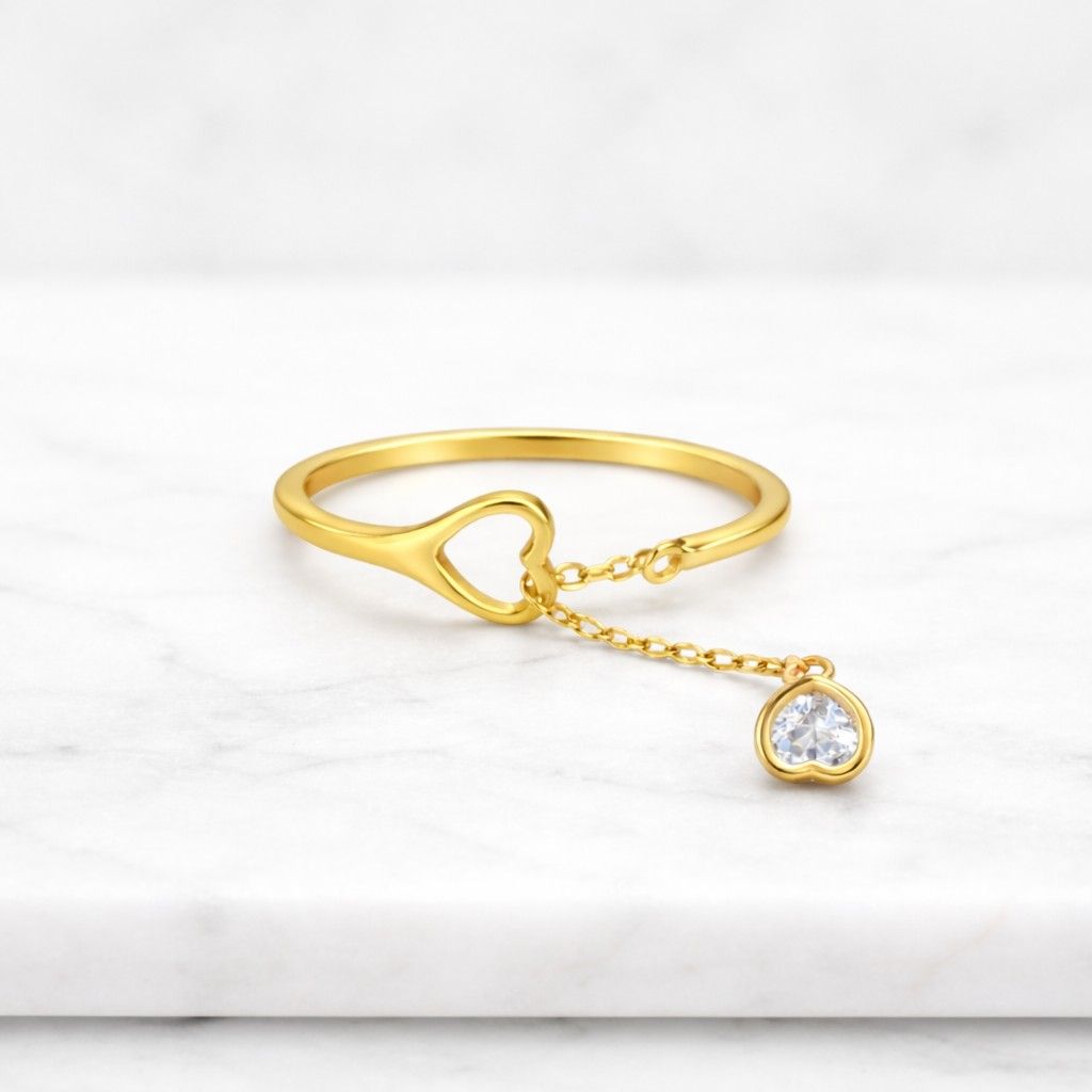 clear stone ring sparkling ring brilliant stone ring gemstone charm ring stone heart ring jewelry stone ring shine ring