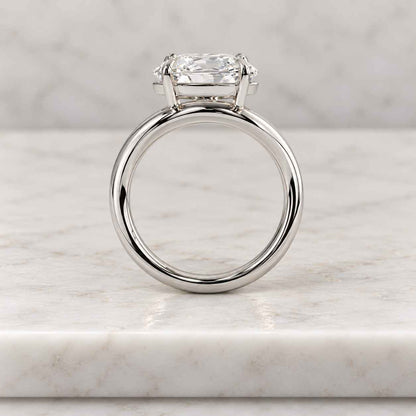 1 CT IGI Certified Lab grown diamond engagement ring Solid gold ring Oval cut lab diamond ring 
