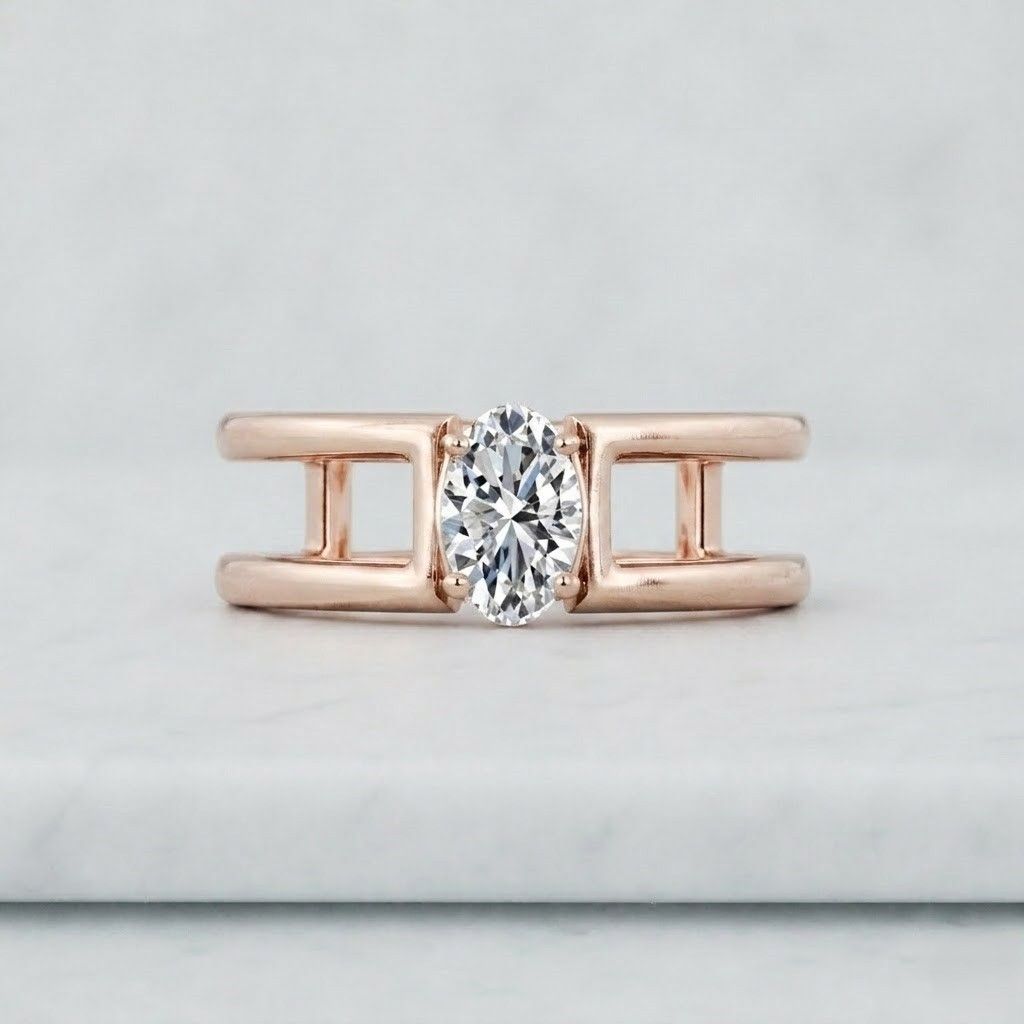 2 Carat Marquise Cut Lab Grown Diamond Ring, IGI Certified Engagement Ring, 14K Solid Gold Wedding Ring, Promise Ring, Anniversary Ring
